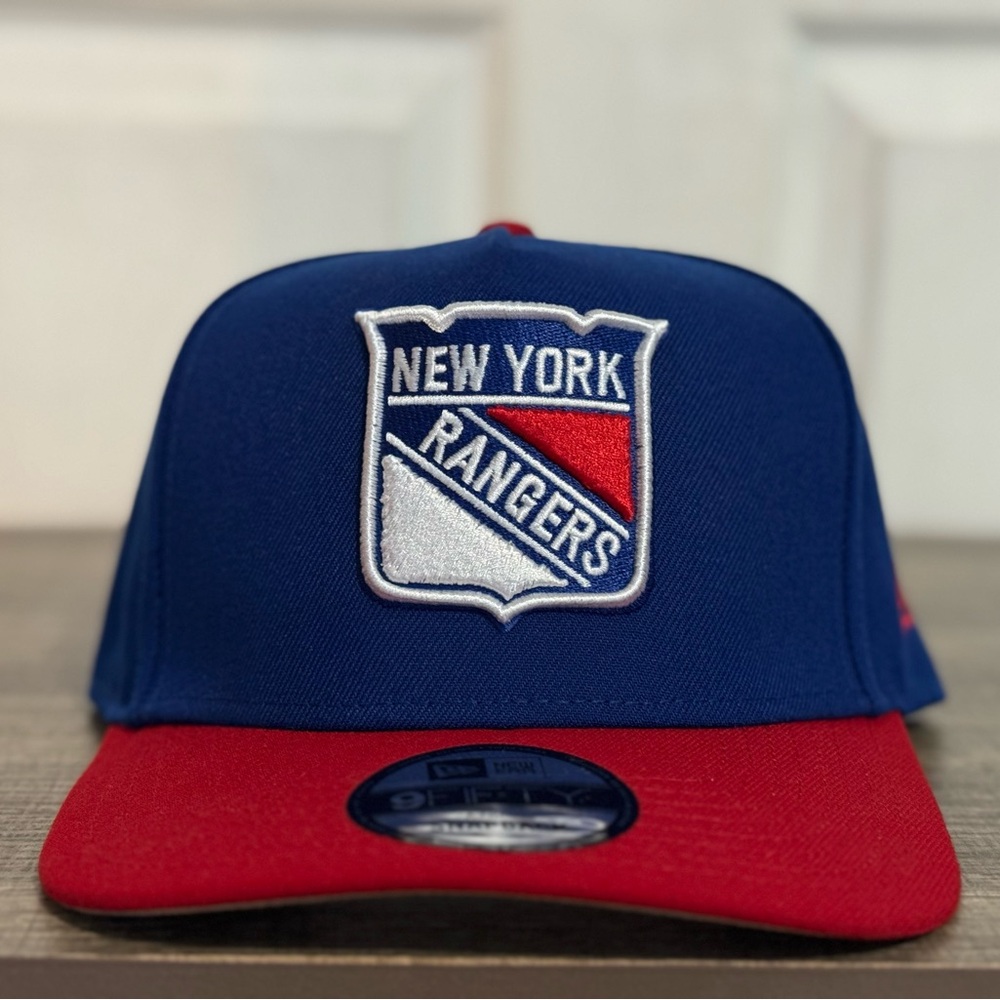 New York Rangers New Era 9FIFTY Embroidered A-Frame SnapBack